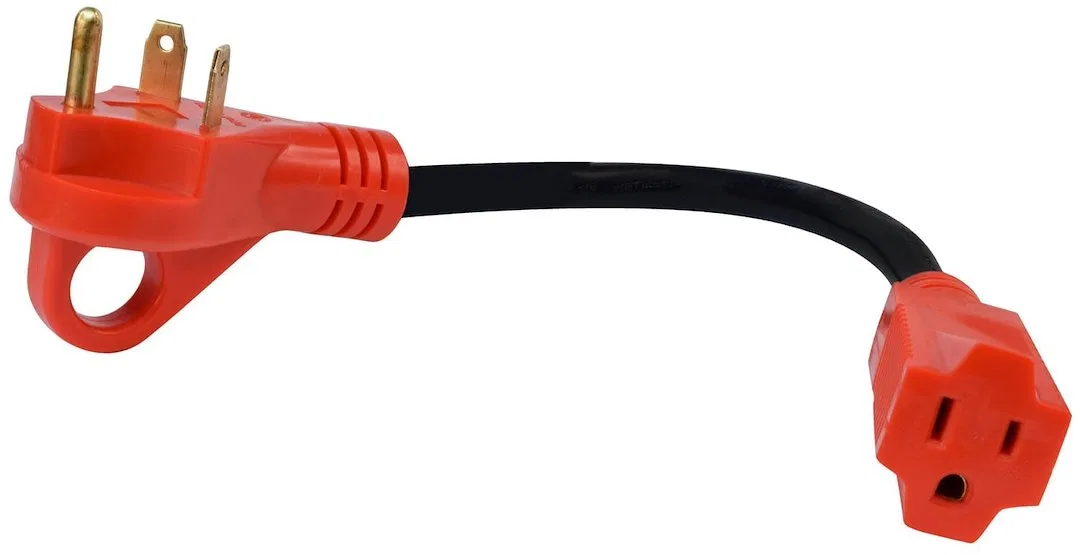 A10-3015HVP – VALTERRA LLC Power Cord Adapter, For Connecting RV Power Inlet To Standard Power Source 30 Amp Male To ...